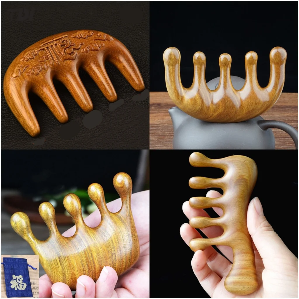 Sandalwood Head Meridian Massage Comb Wide Tooth Comb Acupuncture Therapy Blood Circulation Anti-static Smooth Hair
Sandalwood Head Meridian Massage Comb Wide Tooth Comb Acupuncture Therapy Blood Circulation Anti-static Smooth Hair