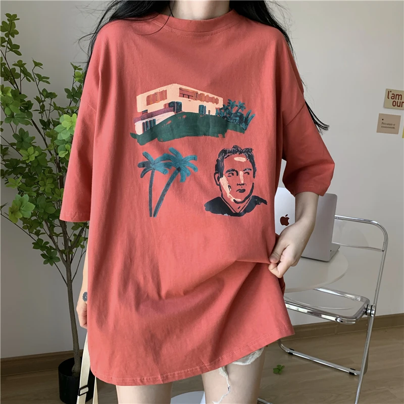 Preppy Style Summer 2022 New T-Shirts Women Fashion All-Match Casual Cute Printing Short Sleeve Chic Tees Girls Ins Tide Y2k
Preppy Style Summer 2022 New T-Shirts Women Fashion All-Match Casual Cute Printing Short Sleeve Chic Tees Girls Ins Tide Y2k