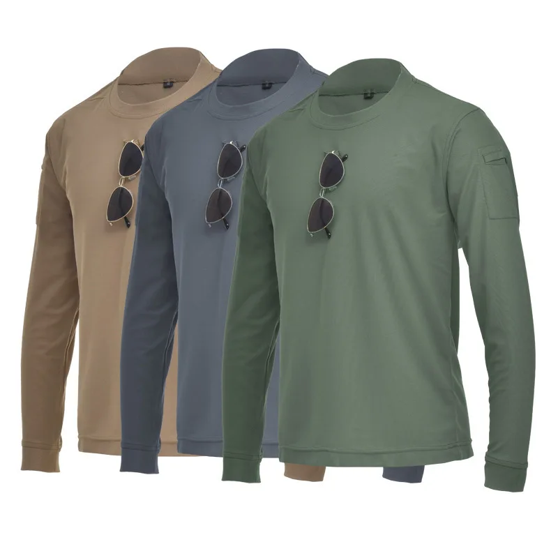 Men S-3XL Sweatshirt Long Sleeve T-shirt Loose Tactical Stretch Tops Sweat Absorbing Military Training T-shirt Round Neck Blouse
Men S-3XL Sweatshirt Long Sleeve T-shirt Loose Tactical Stretch Tops Sweat Absorbing Military Training T-shirt Round Neck Blouse
