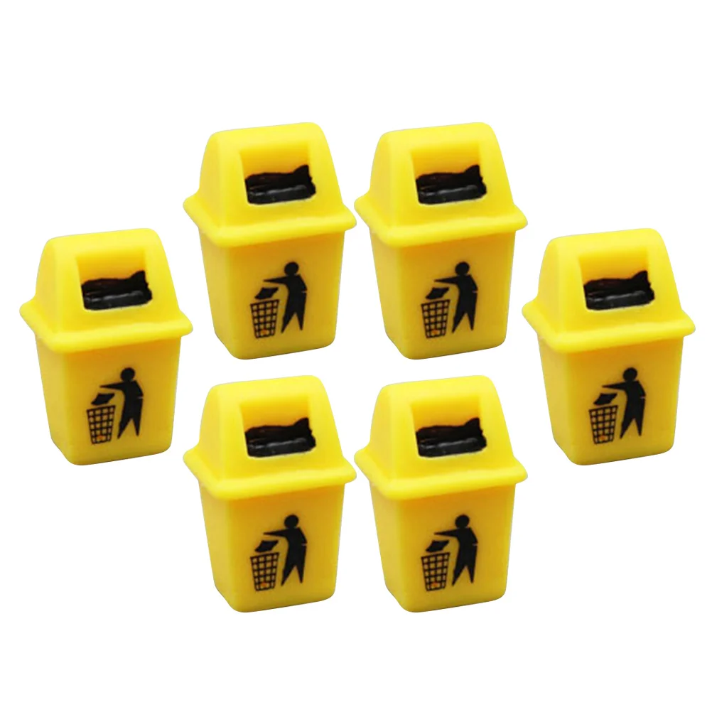 6 Pcs Trash Can Model Kids Outdoor Furniture Garbage Sorting Game Toy Toy Room Garbage Can Toy Resin Mini House Ornament Child
6 Pcs Trash Can Model Kids Outdoor Furniture Garbage Sorting Game Toy Toy Room Garbage Can Toy Resin Mini House Ornament Child