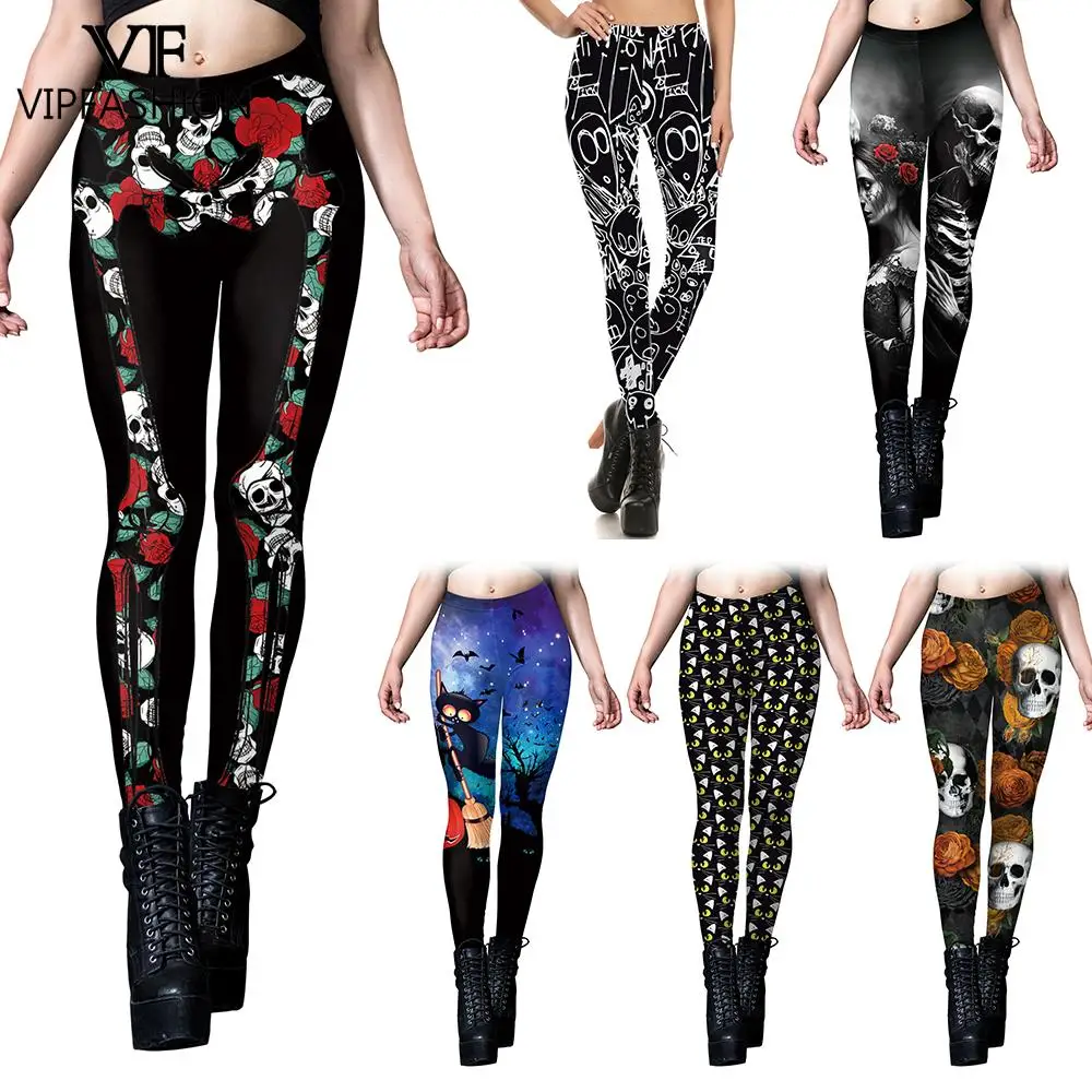 VIP FASHION Skull Print Leggings for Women Cat Cosplay Pants Elastic Fitness Workout Girls Sexy Tights Trousers Spandex Bottom
VIP FASHION Skull Print Leggings for Women Cat Cosplay Pants Elastic Fitness Workout Girls Sexy Tights Trousers Spandex Bottom