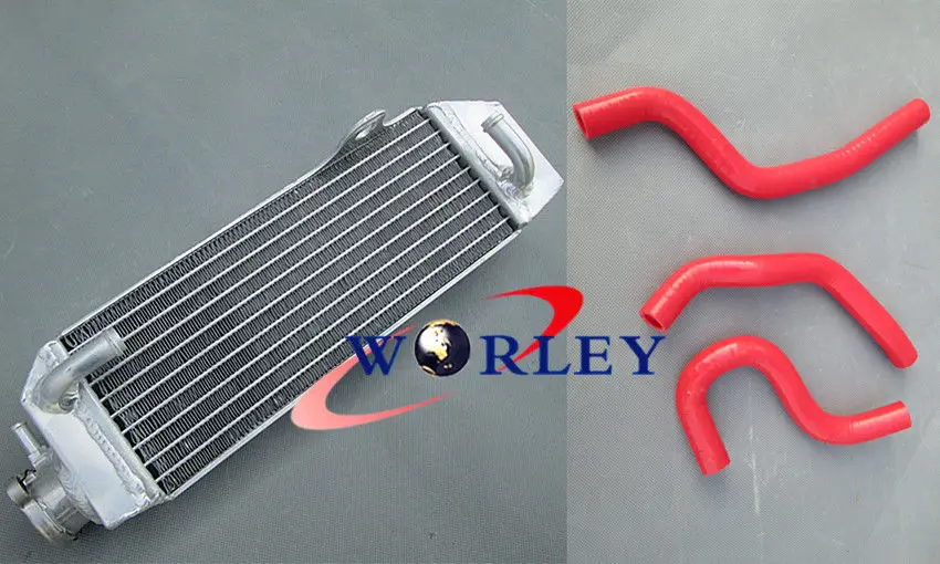 Aluminum racing Radiator +RED Hose For HONDA CR80 CR80R 1997-2002 /CR85 CR85R 2003-2007 2005 04 05 06
Aluminum racing Radiator +RED Hose For HONDA CR80 CR80R 1997-2002 /CR85 CR85R 2003-2007 2005 04 05 06