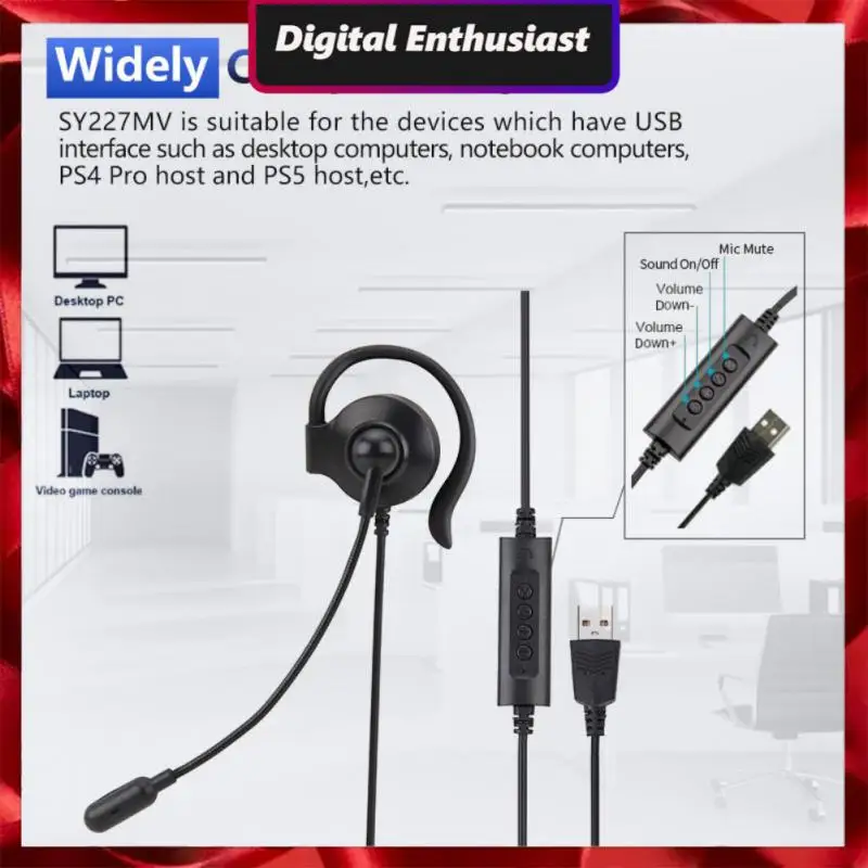 With Mic Volume Control Headphone Telephone Operator For Clear Call In The Call Center Single Side Wired Office Headset Earphone
With Mic Volume Control Headphone Telephone Operator For Clear Call In The Call Center Single Side Wired Office Headset Earphone