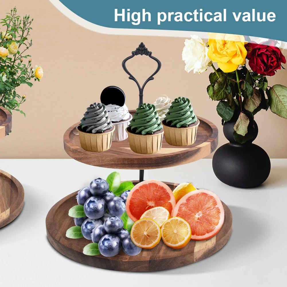 2 Tier Wooden Display Plate Cupcake Party Fruit Sweets Tray Stand Dessert Tower Platter Snack Storage Tool Gift Wedding Serving
2 Tier Wooden Display Plate Cupcake Party Fruit Sweets Tray Stand Dessert Tower Platter Snack Storage Tool Gift Wedding Serving