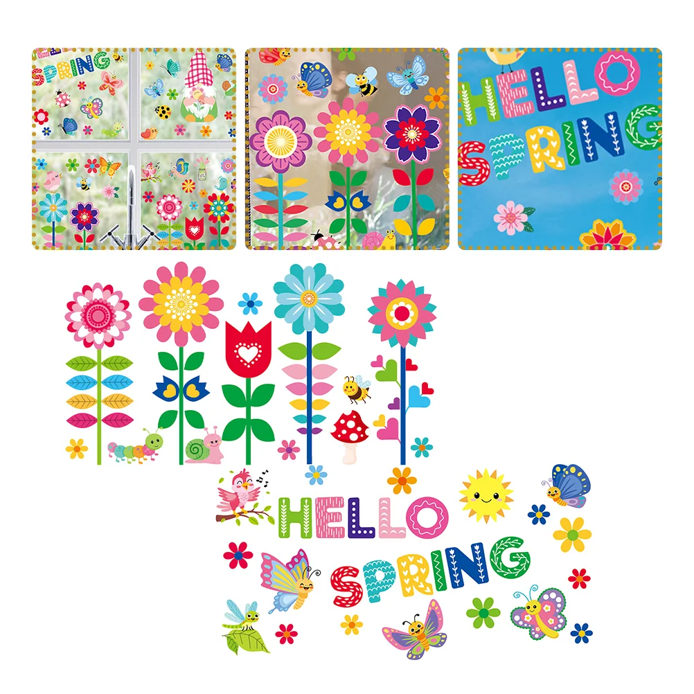Window Spring Clings Stickers Decals Wall Decorations Home Static Cling Easter Flower Decor Pvc Privacy Film New Treatments Year
Window Spring Clings Stickers Decals Wall Decorations Home Static Cling Easter Flower Decor Pvc Privacy Film New Treatments Year