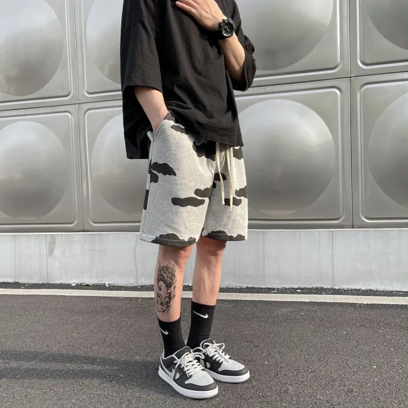 Summer Cloud Shorts Men Fashion Printed Casual Shorts Men Streetwear Korean Style Loose Straight Shorts Mens Joggers Shorts
Summer Cloud Shorts Men Fashion Printed Casual Shorts Men Streetwear Korean Style Loose Straight Shorts Mens Joggers Shorts