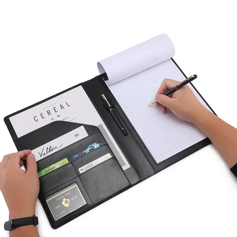 For Folder Business Office Document Padfolio Clipboard Holder Meeting Writing Leather Pad Organizer File Caculator Folder
For Folder Business Office Document Padfolio Clipboard Holder Meeting Writing Leather Pad Organizer File Caculator Folder