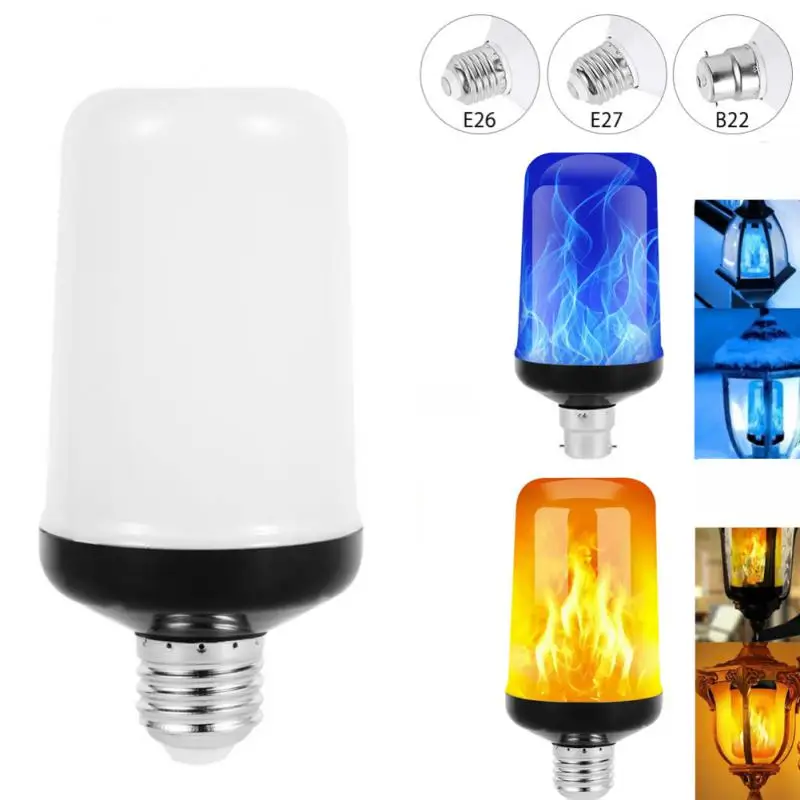 LED Flame Night Light Bulb Fire Creative Flickering LED Light B22 E27 E26 Decorative Festival Effect Lamp For Home Garden 85-265
LED Flame Night Light Bulb Fire Creative Flickering LED Light B22 E27 E26 Decorative Festival Effect Lamp For Home Garden 85-265