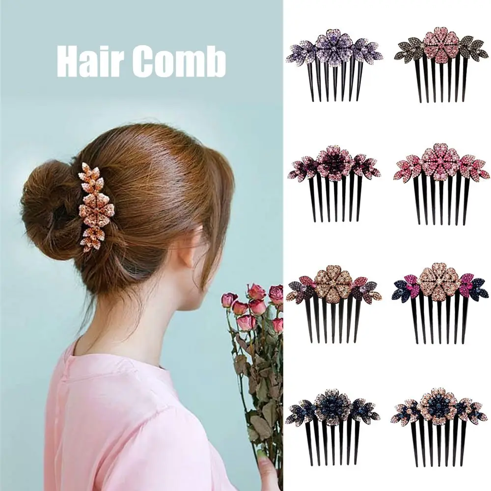Fashion Bride Hair Jewelry Bride Headpiece Hair Accessories Inlaid Flower Hairpin Hair Comb Shiny Rhinestone
Fashion Bride Hair Jewelry Bride Headpiece Hair Accessories Inlaid Flower Hairpin Hair Comb Shiny Rhinestone