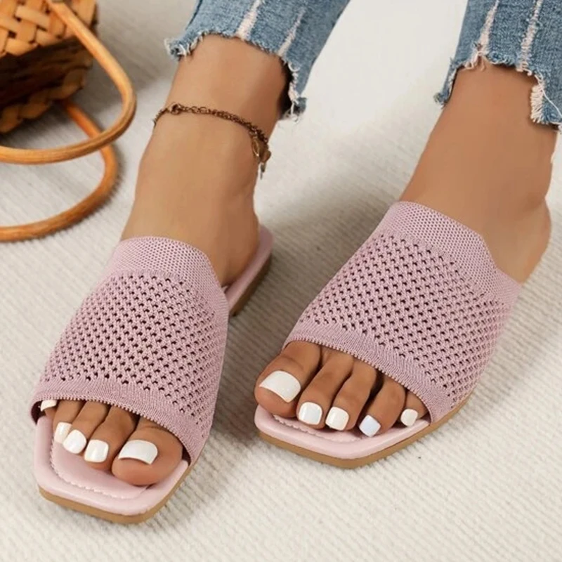 Fashion Breathable Perforated Mesh Upper Women Slides Flat Bottom Non-slip Outdoor Woman Sandals 2023 Soft Slippers Woman Shoes
Fashion Breathable Perforated Mesh Upper Women Slides Flat Bottom Non-slip Outdoor Woman Sandals 2023 Soft Slippers Woman Shoes