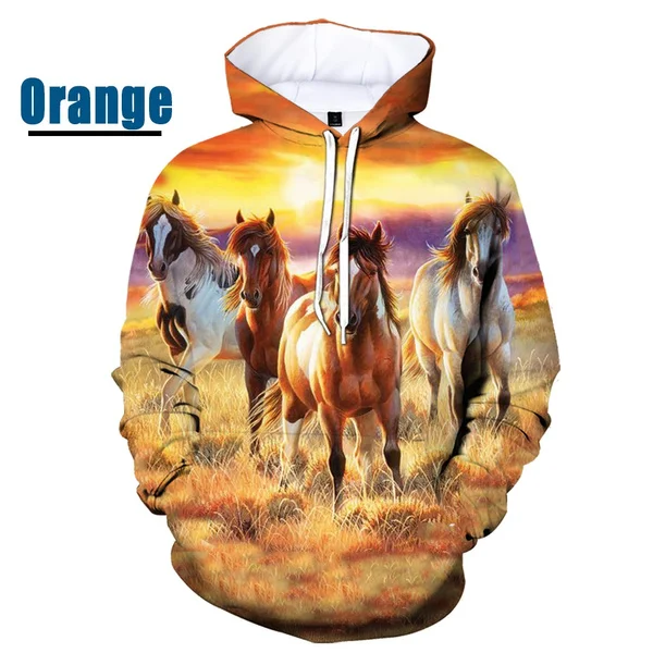 Men Women Fashion Animal Horse 3D Printed Hooded Sweatshirt Casual Unisex Couple Nature Hoodie Sweater
Men Women Fashion Animal Horse 3D Printed Hooded Sweatshirt Casual Unisex Couple Nature Hoodie Sweater