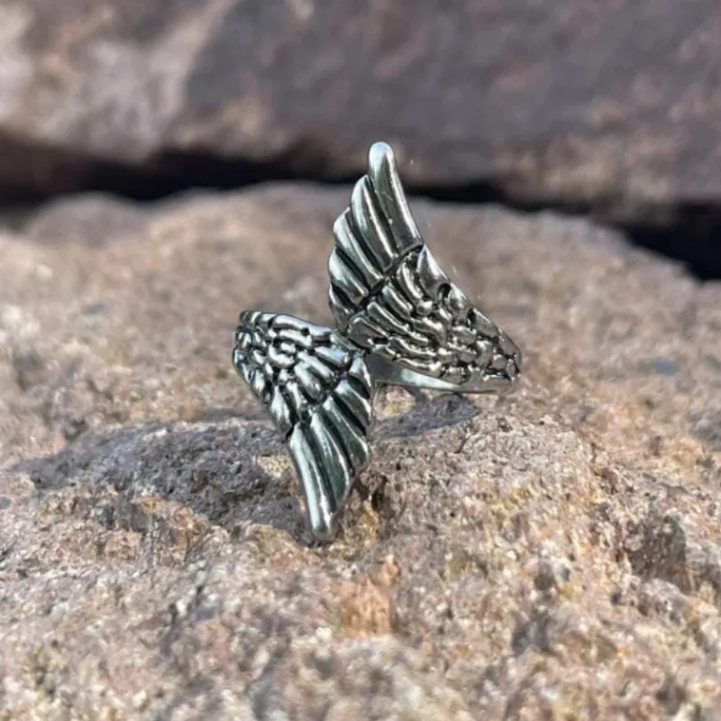 Vintage Angel Magic Wing Couple Fashion Men's and Women's Jewelry Silver Punk Hip Hop Gift
Vintage Angel Magic Wing Couple Fashion Men's and Women's Jewelry Silver Punk Hip Hop Gift