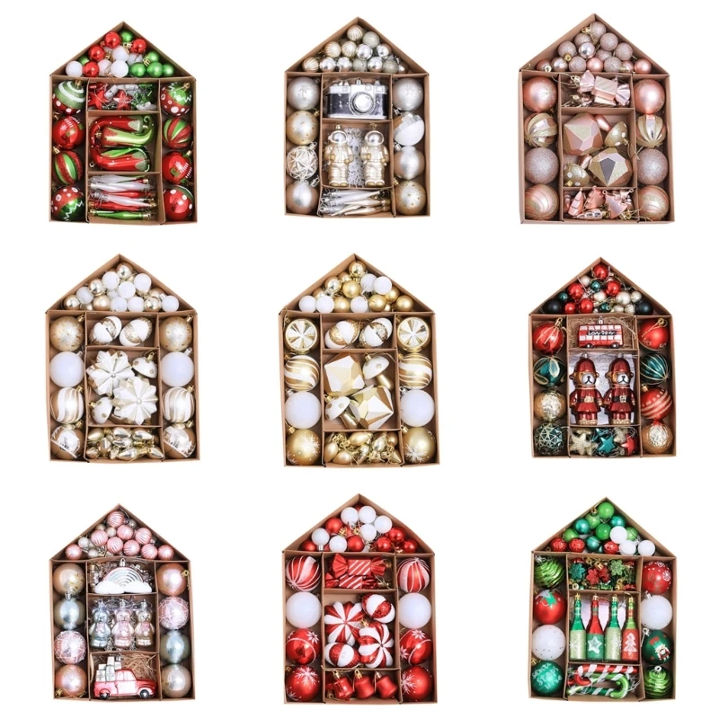 European Style Christmas Ball 70pcs/box Colorful Christmas Tree Hanging Ornaments for Holiday Wedding Home
European Style Christmas Ball 70pcs/box Colorful Christmas Tree Hanging Ornaments for Holiday Wedding Home