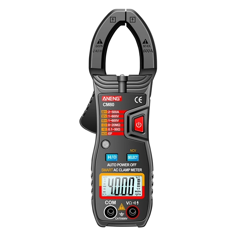 ANENG CM80 Digital Multimeter Diode Temperature Capacitance Frequency Ammeter Multifunction Automatic Range Meter
ANENG CM80 Digital Multimeter Diode Temperature Capacitance Frequency Ammeter Multifunction Automatic Range Meter