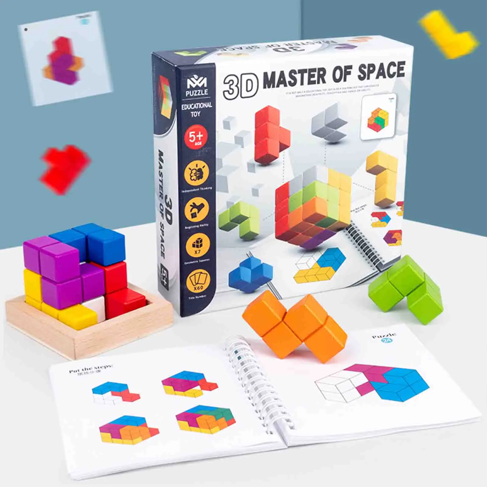 Деревянные гениальные квадратные блоки, игрушки, детская игра Stem, малыши, инновационные строительные блоки, трехмерные головоломки, игры дл...
Деревянные гениальные квадратные блоки, игрушки, детская игра Stem, малыши, инновационные строительные блоки, трехмерные головоломки, игры дл...