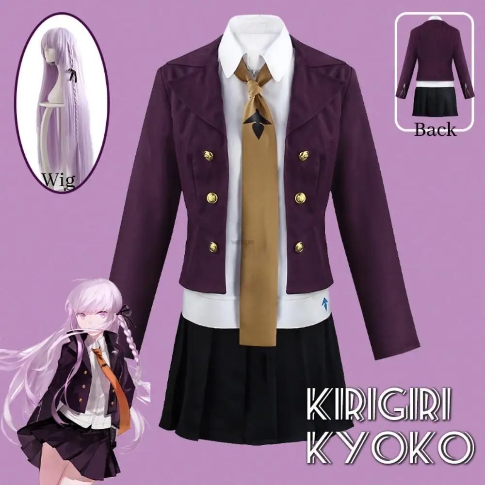 Аниме Danganronpa Kirigiri Kyouko Косплей костюмы Vestido Хэллоуин костюмы для женщин платье Женский костюм униформа
Аниме Danganronpa Kirigiri Kyouko Косплей костюмы Vestido Хэллоуин костюмы для женщин платье Женский костюм униформа