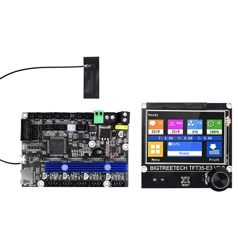 BIGTREETECH E3 RRF V1.1+TFT35 E3 V3.0 Board TMC2209 3D Printer Parts For Ender 3/5 Pro Upgrade BTT SKR V1.4 Turbo
BIGTREETECH E3 RRF V1.1+TFT35 E3 V3.0 Board TMC2209 3D Printer Parts For Ender 3/5 Pro Upgrade BTT SKR V1.4 Turbo