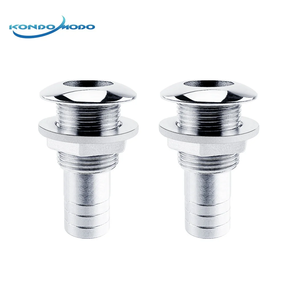 2X 316 Stainless Steel Marine Hardware Thru Hull Plumbing Fitting Outlet Drain Joint For 3/4" or 1" Hose Boat Yacht Accessories
2X 316 Stainless Steel Marine Hardware Thru Hull Plumbing Fitting Outlet Drain Joint For 3/4" or 1" Hose Boat Yacht Accessories
