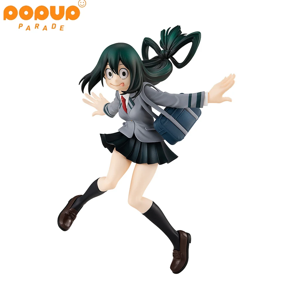 

In Stock My Hero Academia Asui Tsuyu Anime Action Figure Original POP UP PARADE Japanese Collectible Boxed Doll Model Toy Gift