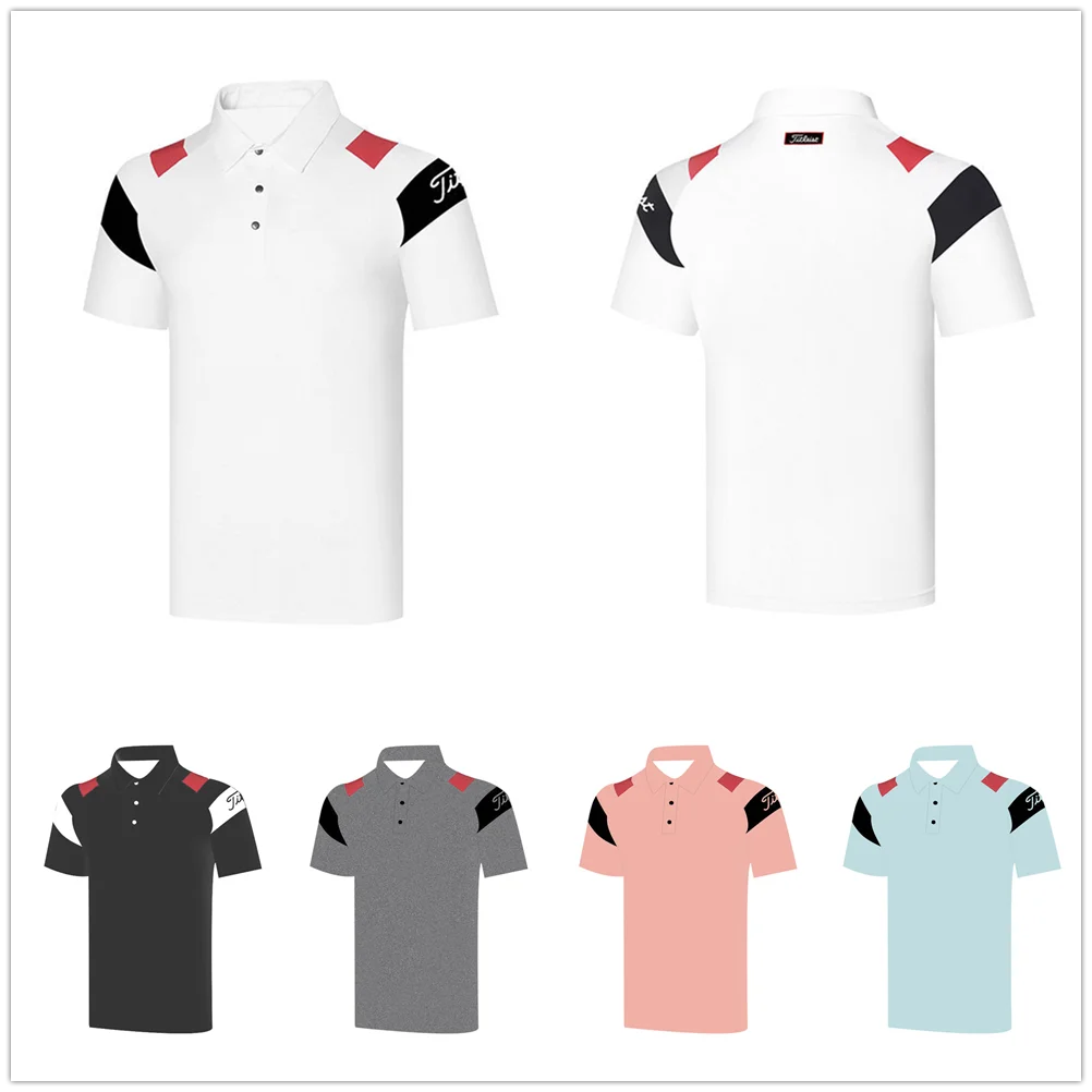 Golf Clothing Summer Men's New T-Shirt Sports Comfortable Elastic Moisture Wicking Quick-Drying Breathable Short-Sleeved Top
Golf Clothing Summer Men's New T-Shirt Sports Comfortable Elastic Moisture Wicking Quick-Drying Breathable Short-Sleeved Top
