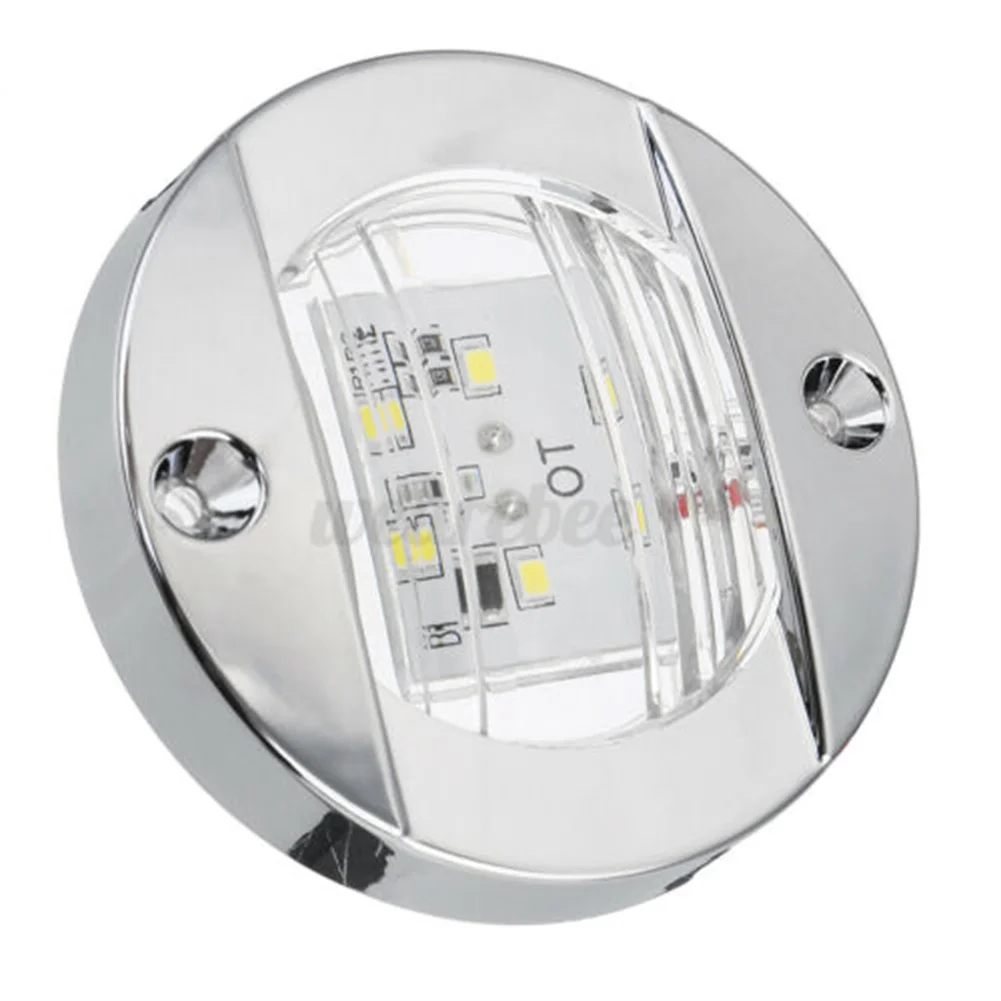 Boat Stern Light White Round 6LED 12V Cabin Deck Courtesy Light Waterproof Yacht Light Marine Boat Interior Compartment Light
Boat Stern Light White Round 6LED 12V Cabin Deck Courtesy Light Waterproof Yacht Light Marine Boat Interior Compartment Light