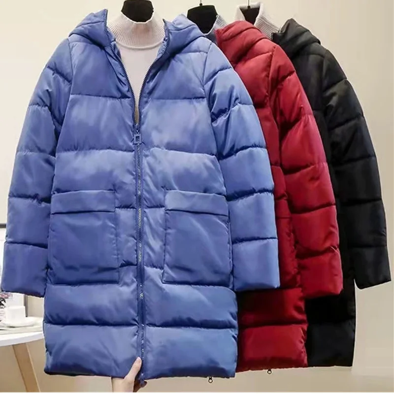 Women's Winter Thicken Puffer Coat Warm Jacket With Hood Long Mid-Length Cotton Jacket Parka Clothing 2023 Winter Outerwear
Women's Winter Thicken Puffer Coat Warm Jacket With Hood Long Mid-Length Cotton Jacket Parka Clothing 2023 Winter Outerwear