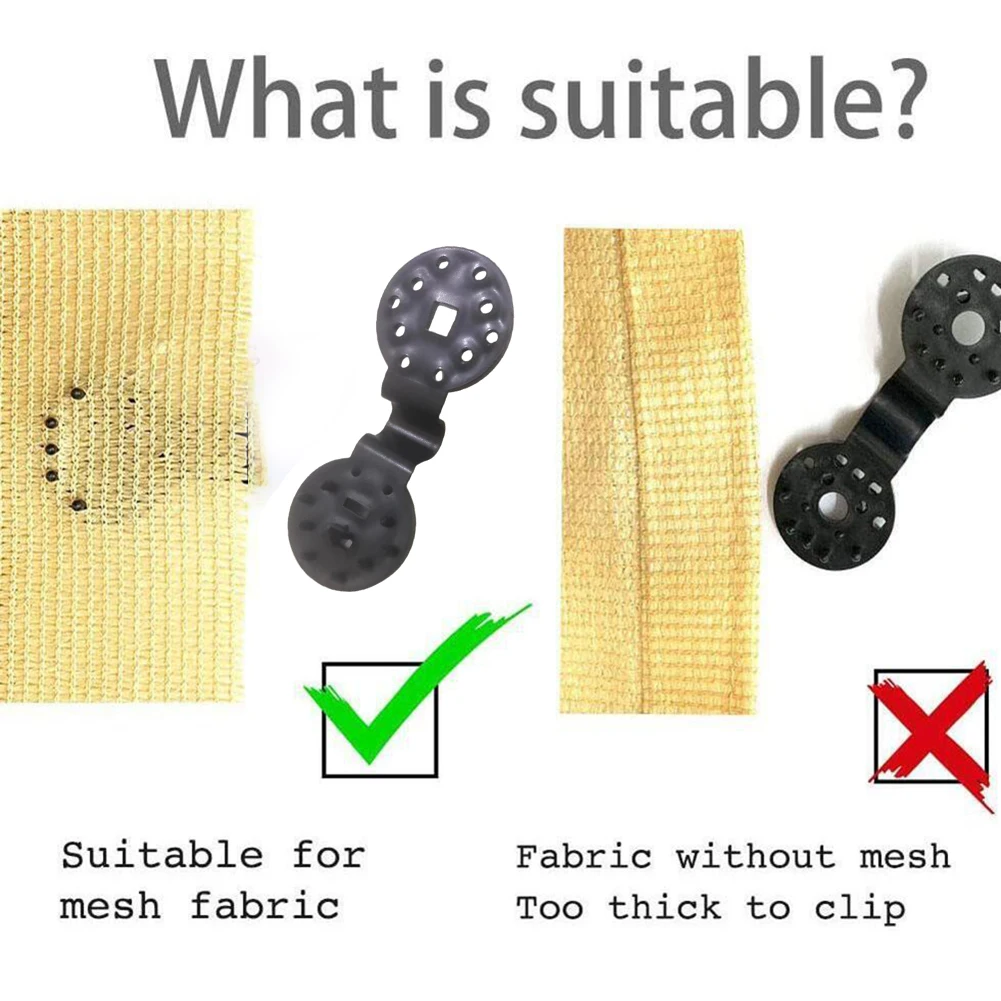20/40Pcs Sun Shade Net Clip Greenhouse Shade Cloth Fix Clamp Plastic Grommet Fence Netting Installation Hook Outdoor Garden Tool
20/40Pcs Sun Shade Net Clip Greenhouse Shade Cloth Fix Clamp Plastic Grommet Fence Netting Installation Hook Outdoor Garden Tool