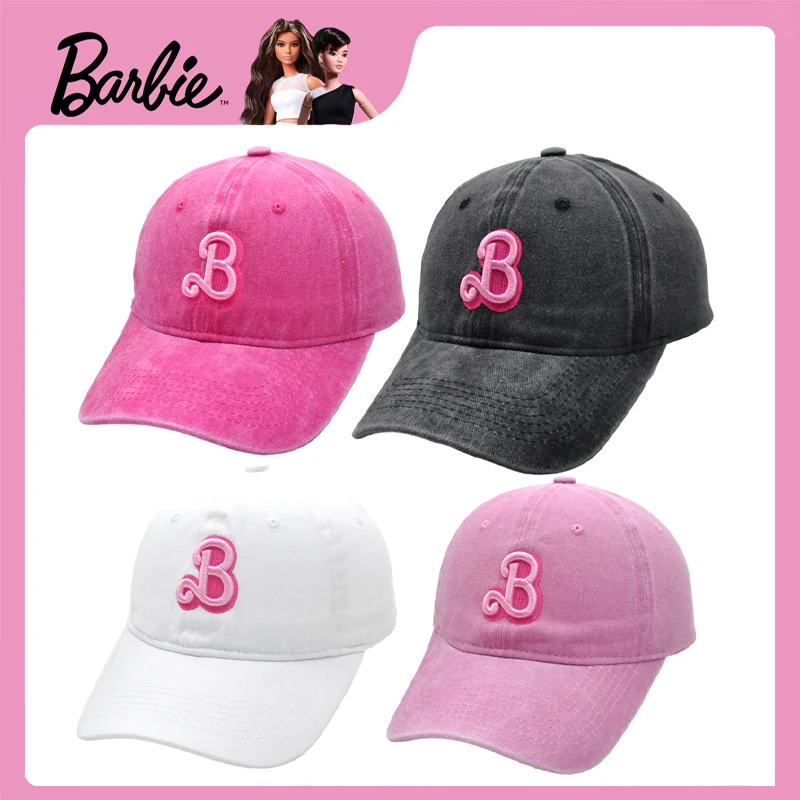 New Barbie Logo Three-Dimensional Embroidery Sun Hat, Cute Girls Y2K Outdoor Baseball Cap Fashion Item Peaked Hat Gift
New Barbie Logo Three-Dimensional Embroidery Sun Hat, Cute Girls Y2K Outdoor Baseball Cap Fashion Item Peaked Hat Gift