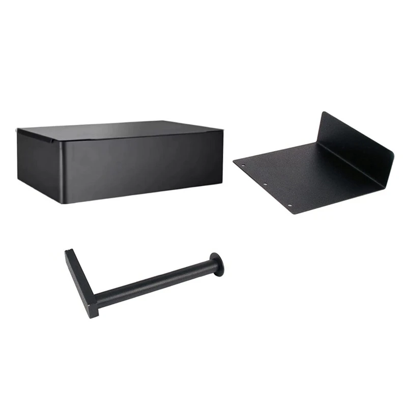 1Set No Drilling Toilet Paper Holder With Wet Wipe Box Paper Roll Holder With Additional Board Stainless Steel
1Set No Drilling Toilet Paper Holder With Wet Wipe Box Paper Roll Holder With Additional Board Stainless Steel