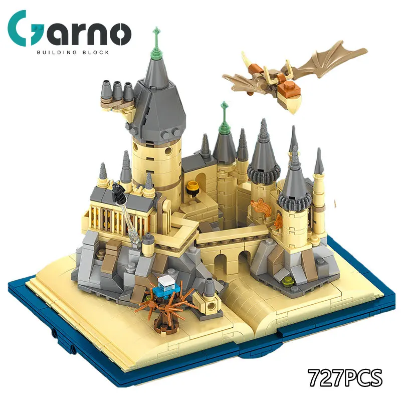 

Книга-конструктор «волшебный замок» Гарри для школы Garno Moc, магические рыцари, запрещенный лес, горькая игрушка для детей, подарок для детей