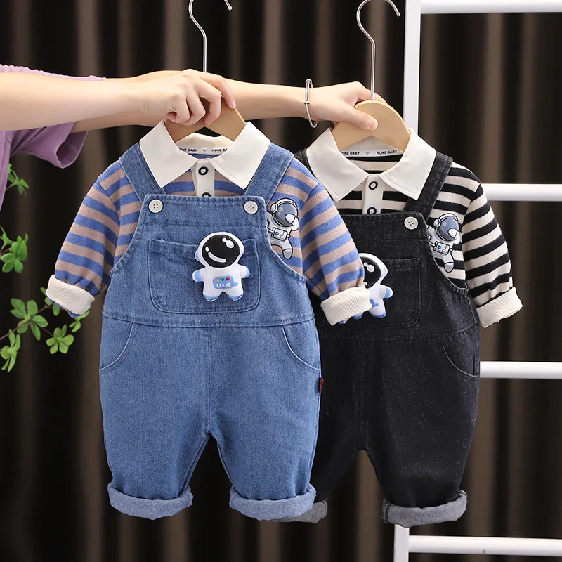 KEAIYOUHUO Autumn Baby Boys Girls Clothes Set Children Astronaut T-shirt+Overall 2Pcs Kids Birthday 1st Outfits Clothing 1-5YY
KEAIYOUHUO Autumn Baby Boys Girls Clothes Set Children Astronaut T-shirt+Overall 2Pcs Kids Birthday 1st Outfits Clothing 1-5YY