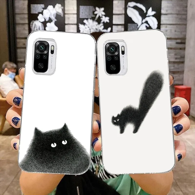 Чехол для телефона с забавным котом для Xiaomi 12, 11T, 10, 9, Redmi Note 11, 10, 10S Pro, Redmi 9, 9A, 8, прозрачный чехол для телефона 
Чехол для телефона с забавным котом для Xiaomi 12, 11T, 10, 9, Redmi Note 11, 10, 10S Pro, Redmi 9, 9A, 8, прозрачный чехол для телефона