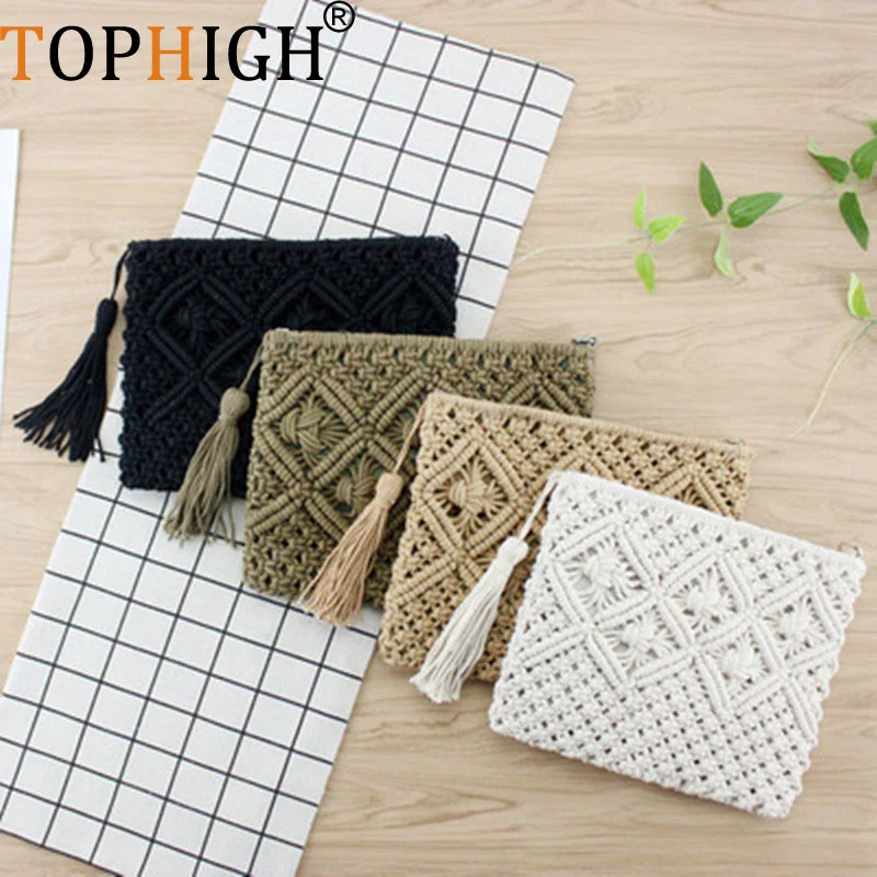 Bohemian Woven Tassel Hollow Out Beach Bag Women Crochet Fringed Straw Clutch Handmade Day Clutches Knitting Weave Boho Summer
Bohemian Woven Tassel Hollow Out Beach Bag Women Crochet Fringed Straw Clutch Handmade Day Clutches Knitting Weave Boho Summer