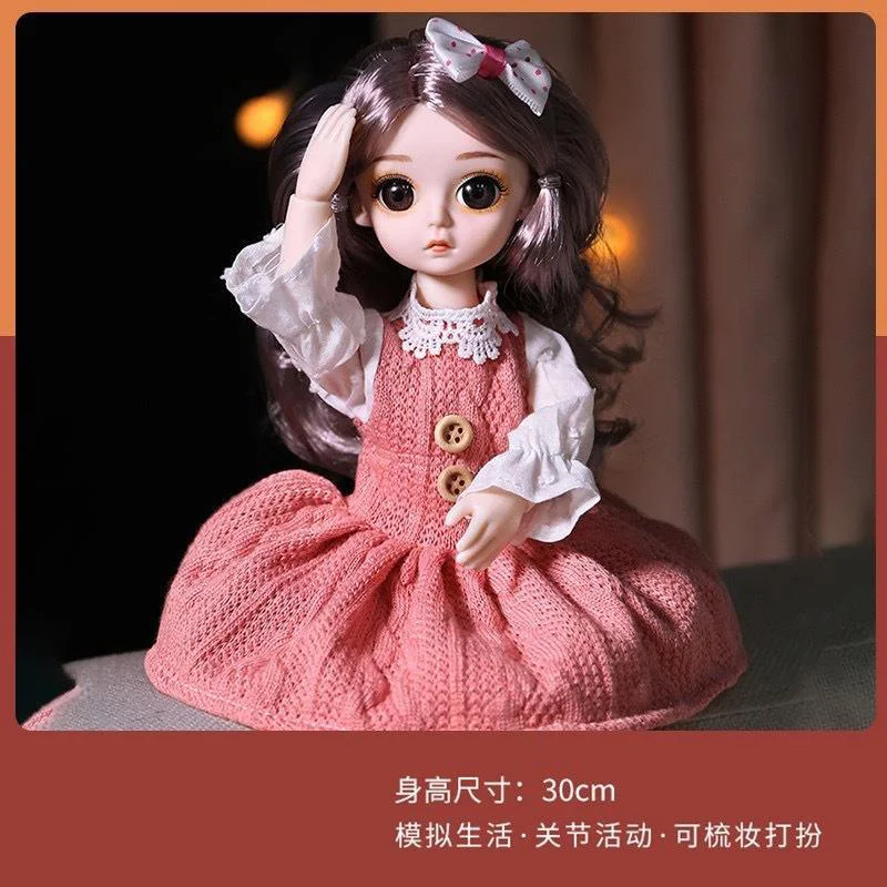 30cm BJD Doll 1/6 make up Girl Princess diy fashion dress up Toy girl Birthday Gift
30cm BJD Doll 1/6 make up Girl Princess diy fashion dress up Toy girl Birthday Gift