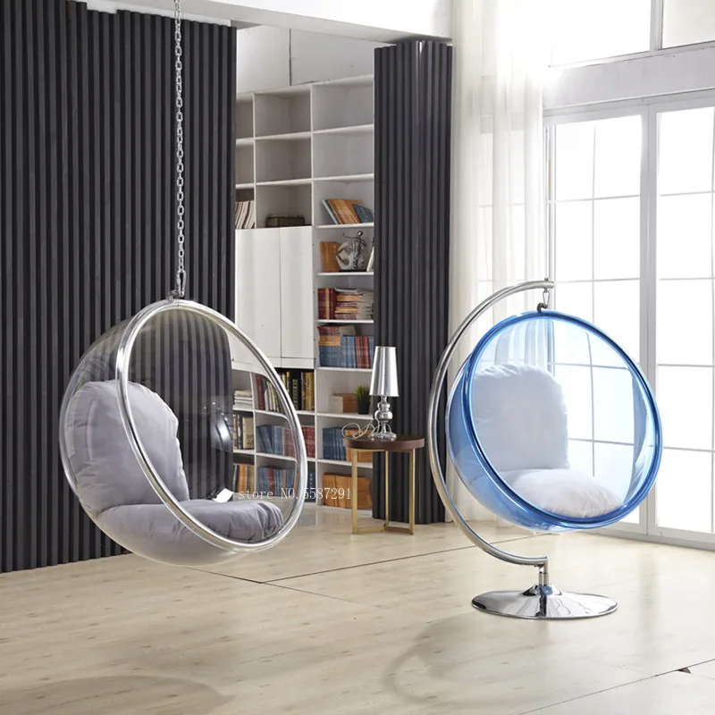 Bubble Chair Transparent Glider Single Cradle Chairs Indoor Balcony Hanging Basket Chair Swing Rocking Recliner Lounge Chaise
Bubble Chair Transparent Glider Single Cradle Chairs Indoor Balcony Hanging Basket Chair Swing Rocking Recliner Lounge Chaise