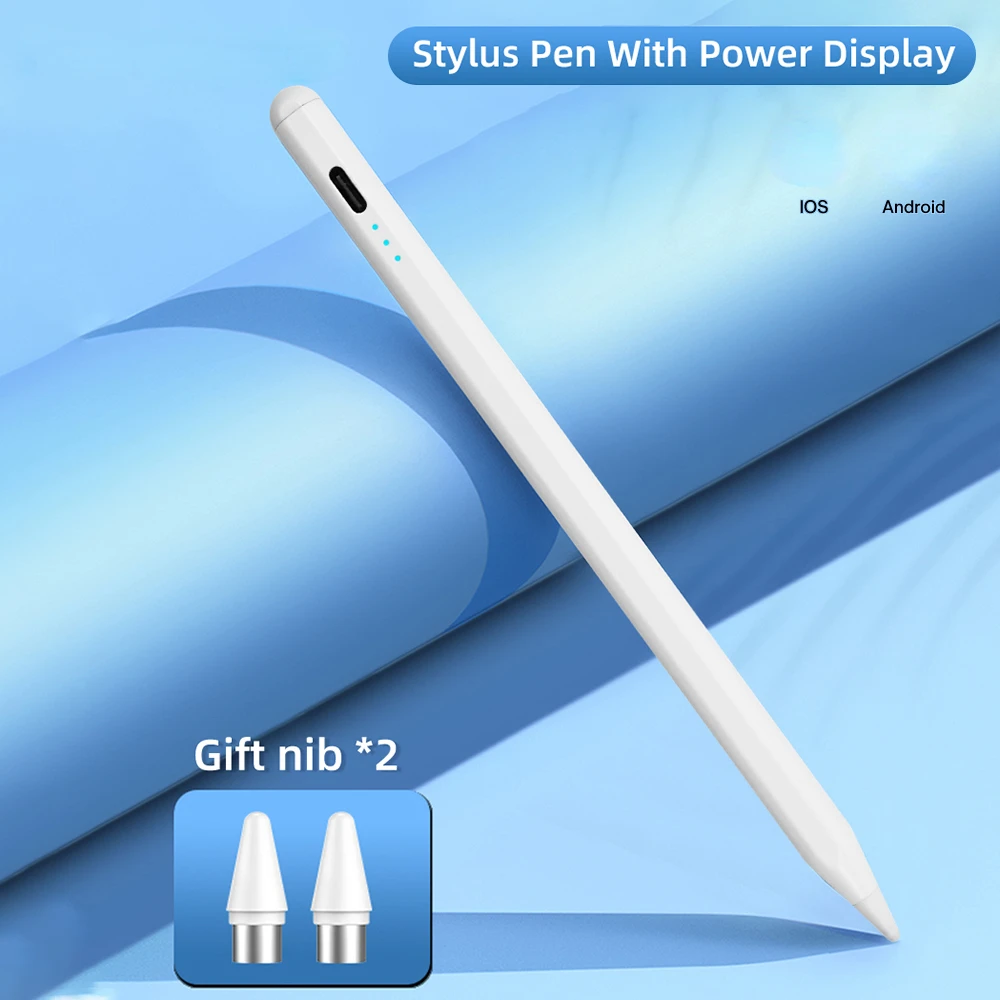 Stylus Pen With Power Display For Android iOS Tablet Mobile Phones Touch Pen For Samsung iPad Pro iPad Accessories
Stylus Pen With Power Display For Android iOS Tablet Mobile Phones Touch Pen For Samsung iPad Pro iPad Accessories