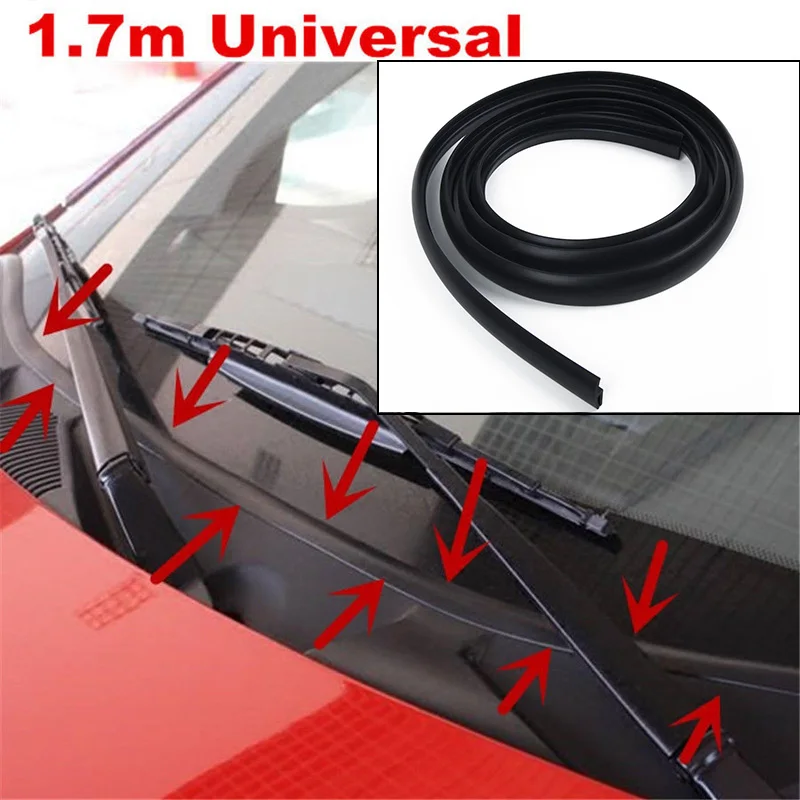 1.7 Meters Universal Black Car Front Windshield Panel Decorative Trim Sealing Protective Rubber Strip Replacement Accessories
1.7 Meters Universal Black Car Front Windshield Panel Decorative Trim Sealing Protective Rubber Strip Replacement Accessories