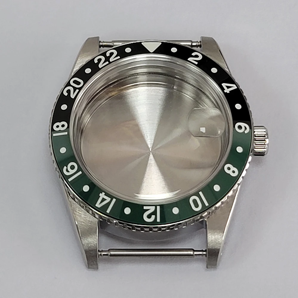 Modified 39mm Watch Case Stainless Steel Case with Unidirectional Rotating Green Luminous Bezel Fit NH34 NH35 NH36 Movement
Modified 39mm Watch Case Stainless Steel Case with Unidirectional Rotating Green Luminous Bezel Fit NH34 NH35 NH36 Movement