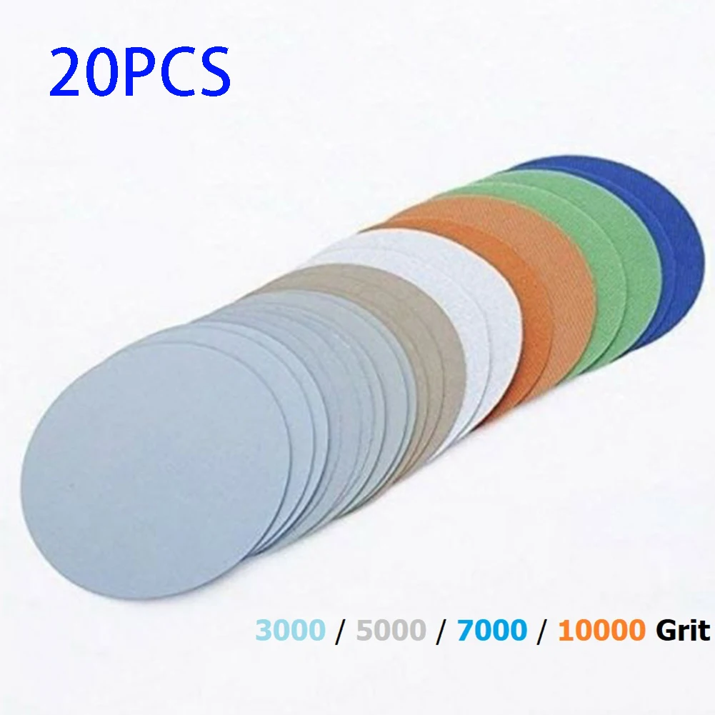 20pcs 4inch Hook&Loop Wet/Dry Sanding Discs 3000 5000 7000 10000 Grit Sandpaper Silicon Carbide And Waterproof Sandpaper 2020
20pcs 4inch Hook&Loop Wet/Dry Sanding Discs 3000 5000 7000 10000 Grit Sandpaper Silicon Carbide And Waterproof Sandpaper 2020