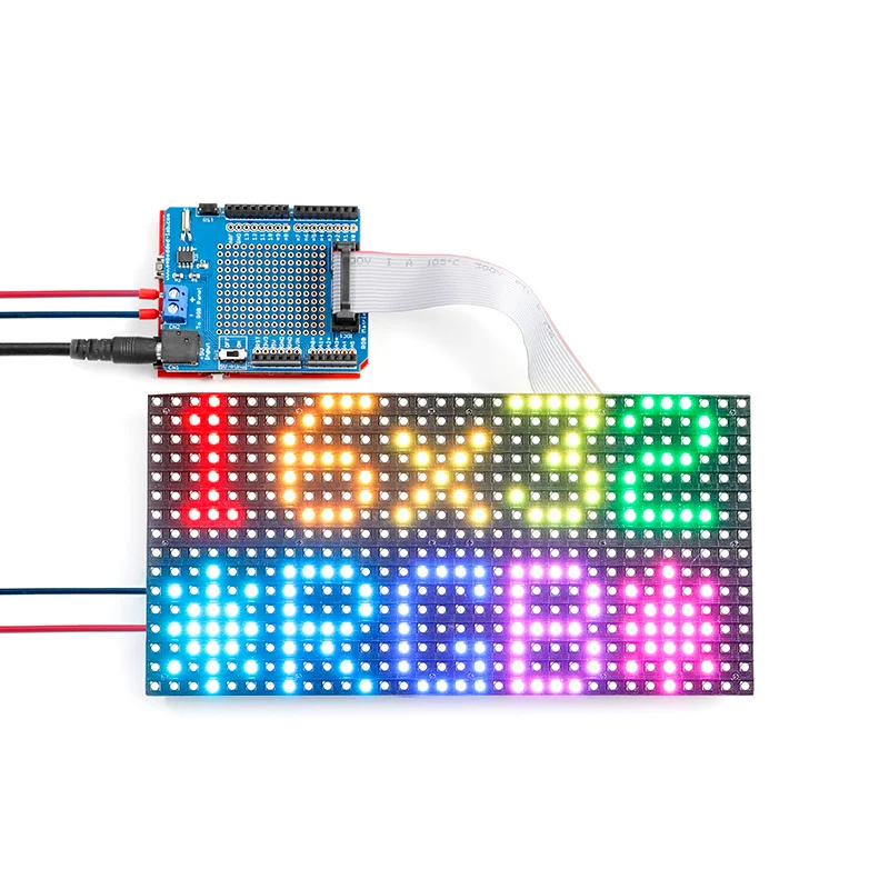 

Elecrow 16x32 RGB LED Matrix Panel for Arduino Driver RTC Chip DIY Kit RGB Connector Shield Module Graphic LED RGB Matrix Panel