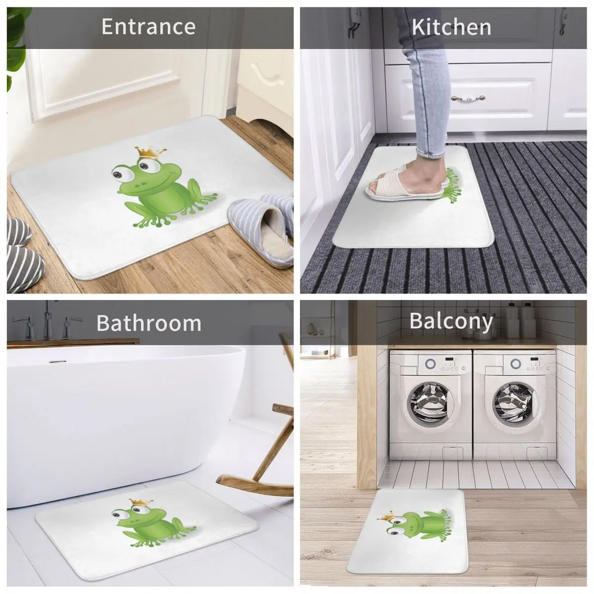 Bath Mat Fairytale Frog King Decor 3D Rug Carpet Doormat Anti-slip Entrance Living Room Home Kitchen Durable Bathroom Musicroom
Bath Mat Fairytale Frog King Decor 3D Rug Carpet Doormat Anti-slip Entrance Living Room Home Kitchen Durable Bathroom Musicroom