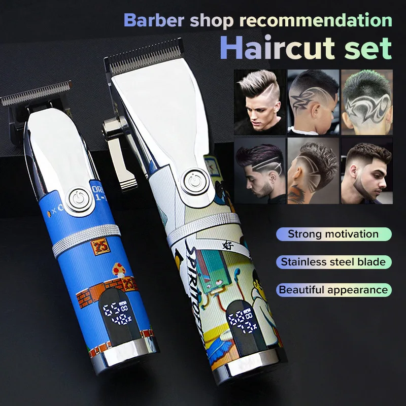 professional trimmer for men cordless beard and mustache trimmer LCD display barbershop hair cutter hair cutting machine
professional trimmer for men cordless beard and mustache trimmer LCD display barbershop hair cutter hair cutting machine