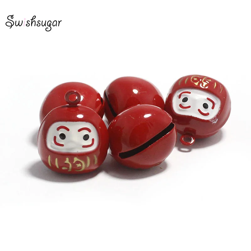 Cartoon Daruma Jingle Bell Charms Bracelet Necklace Pendant Hanging Charm Pet Decor
Cartoon Daruma Jingle Bell Charms Bracelet Necklace Pendant Hanging Charm Pet Decor