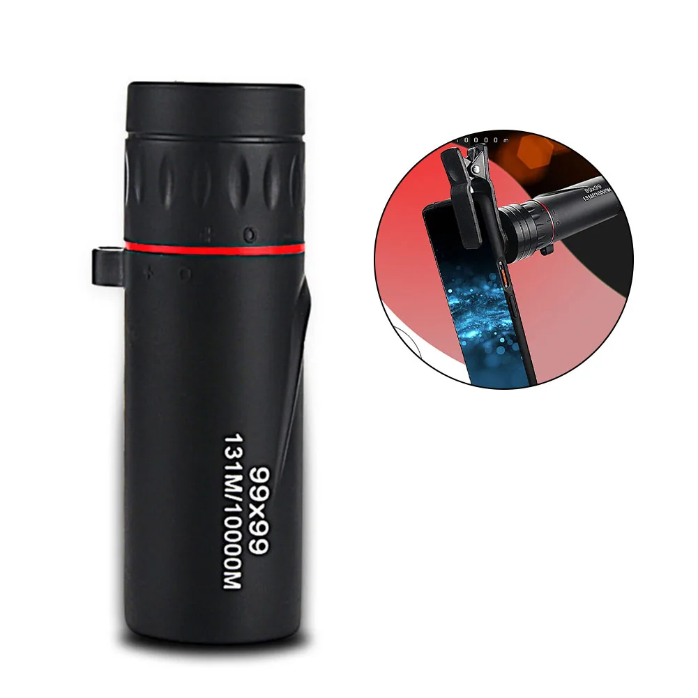 Super High Power 99x99 Portable HD OPTICS BAK4 Outdoor Monocular Telescope Travel Hunting Binocular Outdoor Camping Accessories
Super High Power 99x99 Portable HD OPTICS BAK4 Outdoor Monocular Telescope Travel Hunting Binocular Outdoor Camping Accessories