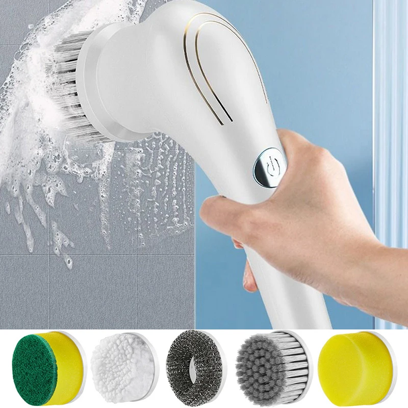 5in1 Multifunctional Electric Cleaning Brush Shoes Dishwashing Brushes USB Rechargeable Waterproof Bathroom Kitchen Cleaner Tool
5in1 Multifunctional Electric Cleaning Brush Shoes Dishwashing Brushes USB Rechargeable Waterproof Bathroom Kitchen Cleaner Tool