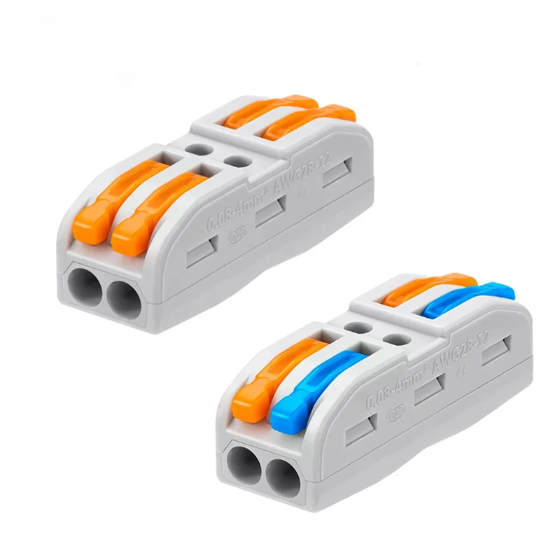 Terminal Block 2 Port Lever-Nuts Assortment Butt Compact Splice Wire Connectors
Terminal Block 2 Port Lever-Nuts Assortment Butt Compact Splice Wire Connectors