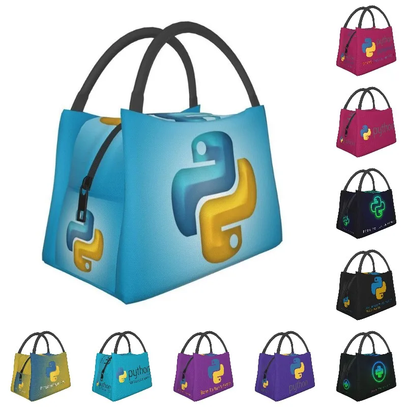 Programmer Computer Developer Python Insulated Lunch Bag for Outdoor Picnic Programming Coder Portable Thermal Cooler Lunch Box
Programmer Computer Developer Python Insulated Lunch Bag for Outdoor Picnic Programming Coder Portable Thermal Cooler Lunch Box