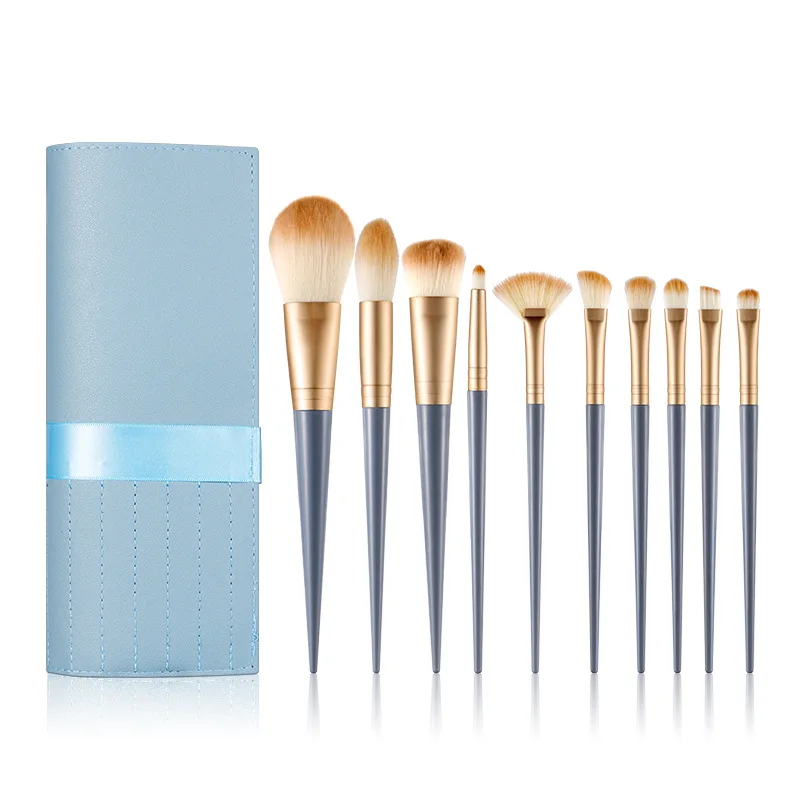 10Pcs Soft Fluffy Makeup Brushes Set for cosmetics Foundation Blush Powder Eyeshadow Kabuki Blending Makeup brush beauty tool
10Pcs Soft Fluffy Makeup Brushes Set for cosmetics Foundation Blush Powder Eyeshadow Kabuki Blending Makeup brush beauty tool