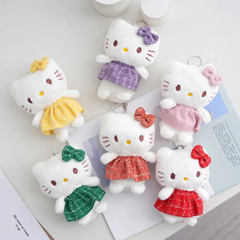 Sanrio Hello Kitty Plush Doll Pendant Kawaii Cute Cartoon School Bag Backpack Accessories Plush Keyholder Keychain Girls Gift
Sanrio Hello Kitty Plush Doll Pendant Kawaii Cute Cartoon School Bag Backpack Accessories Plush Keyholder Keychain Girls Gift