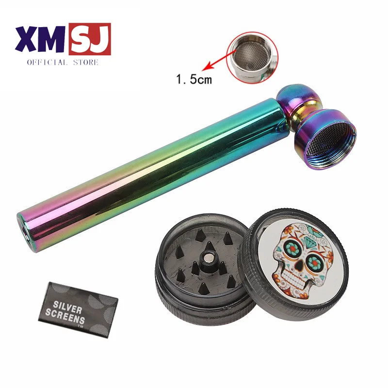 High Quality Glass Pipe Kit with Detachable Bowl Filter Mesh Plastic Tobacco Herb Grinder Smoking Accessories Gadgets for Men
High Quality Glass Pipe Kit with Detachable Bowl Filter Mesh Plastic Tobacco Herb Grinder Smoking Accessories Gadgets for Men